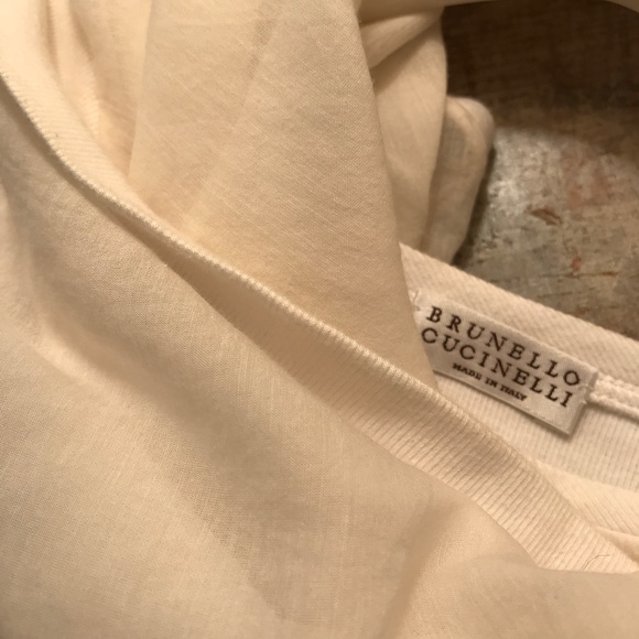 BRUNELLO CUCINELLI SILK LAYERED BLOUSE - Picture 9 of 11